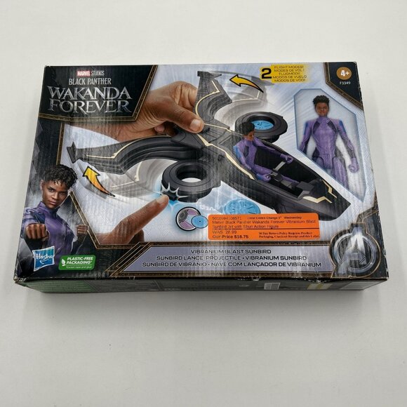 Marvel Black Panther Wakanda Forever Vibranium Blast Sunbird with Shuri - Picture 1 of 6